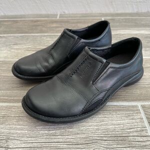 Merrell Tetra Fling Leather Slip On Shoes Black Size 8